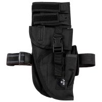 Funda Táctica de Pernera para Pistola MFH negra