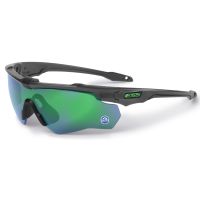 Gafas Polarizadas ESS CrossBlade grises con lentes Verde Espejo