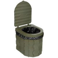 Inodoro portátil MFH Plegable verde