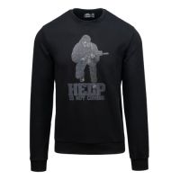 Jersey HELIKON-TEX Help Is Not Coming negro