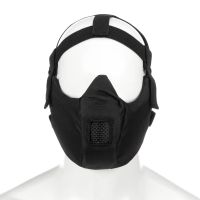 Máscara INVADER GEAR Half Face negra