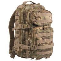 Mochila MILTEC US ASSAULT SM 20 Litros Woodland Árido
