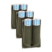 Pack de 3 portabaterías AA INVADER GEAR verde OD