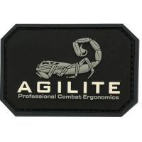Parche 3D PVC Logo Agilite negro