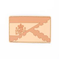 Parche PVC IMMORTAL WARRIOR Borgoña/España Tan