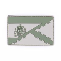 Parche PVC IMMORTAL WARRIOR Borgoña/España verde