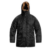 Parka de Aviador MILTEC US N3B negra