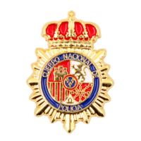 Pin IMMORTAL WARRIOR Policía Nacional Dorado