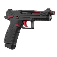 Pistola LANCER TACTICAL LTX Competition GBB 6mm negro/rojo