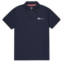 Polo ALPHA INDUSTRIES Basic Small Logo rep azul