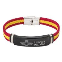 Pulsera de Acero BARBARIC Ejército del Aire negro