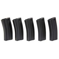 Set de cargadores AEG SPECNA ARMS M4 120R 6mm negro / 5PCS