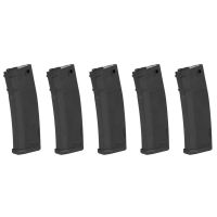 Set de cargadores AEG SPECNA ARMS M4 125R 6mm negro / 5PCS