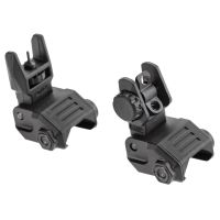 Set de Miras abatibles DLG TACTICAL Perfil Bajo negras
