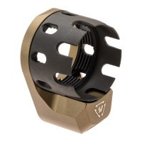 Set STRIKE INDUSTRIES Tuerca Castle / Placa Trasera AR Enhanced FDE