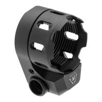 Set STRIKE INDUSTRIES Tuerca Castle / Placa Trasera Tribus Enhanced V2 negras