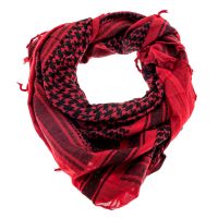 Shemagh MILTEC rojo y negro