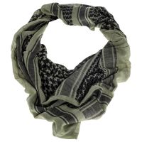 Shemagh MILTEC verde/negro