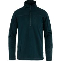 Suéter Polar FJALLRAVEN Abisko Lite Fleece Half Zip azul marino