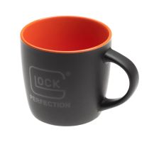 Taza de café GLOCK Perfection 250ml negro/naranja