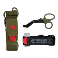 Torniquete RHINO RESCUE con Tijeras y Funda verde