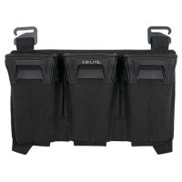 Triple Portacargador Multicalibre AGILITE Pincer Placard negro