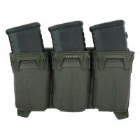 Triple Portacargador Multicalibre AGILITE Pincer Placard ranger green