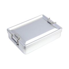CAJA ALUMINIO HERMÉTICA 13X9,5X3 CM PARA EQUIPO DE SUPERVIVENCIA