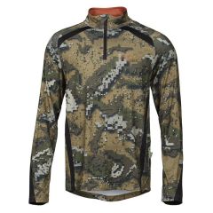 Camiseta SWEDTEAM Alpha Half-Zip Antibite camo veil