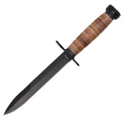Cuchillo bayoneta para fusil M1 con hoja de acero inoxidable 3Cr13 de 17 cm y funda plástica M8