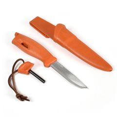 Cuchillo con pedernal LIGHT MY FIRE FireKnife naranja