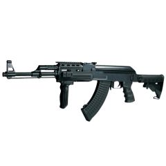 AK47 Táctico Culata Retráctil Raíles Empuñadura Vertical Mira Ajustable Caja de Engranajes
