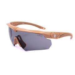 Gafas de protección con 3 lentes intercambiables Coyote