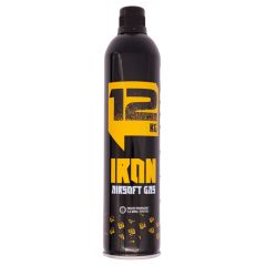 GAS PARA AIRSOFT SIN SILICONA 600 ML 12 KG 175 PSI VÁLVULA METÁLICA ROSCADA