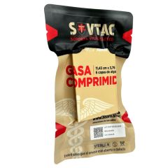 GASA COMPRIMIDA PLEGADA EN Z PARA HERIDAS