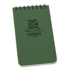 BLOC DE NOTAS IMPERMEABLE VERDE OLIVA