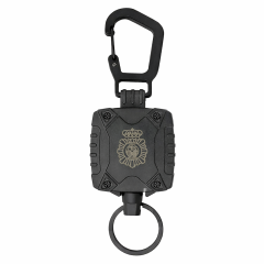 Llavero con mosquetón retráctil para llaves y accesorios