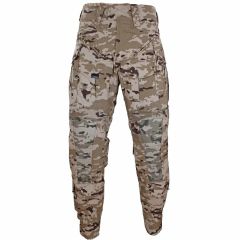 Pantalón de combate con rodilleras y bolsillos cargo Pixelado Árido