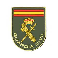 PARCHE DE GOMA 3D GUARDIA CIVIL VERDE
