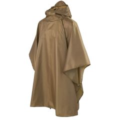 Poncho impermeable ligero coyote