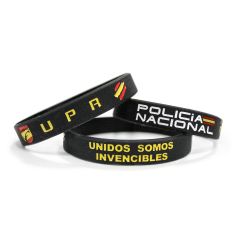 PULSERA SILICONA UPR POLICÍA NACIONAL