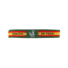 Pulsera de tela inspirada en el Ejército de Tierra Verde