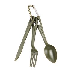 Set de Cubiertos FOSCO INDUSTRIES Lexan con Mosquetón