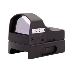 MIRA PUNTO ROJO 1X RETÍCULA 3 MOA ILUMINADA 2 NIVELES DE INTENSIDAD MONTAJE PICATINNY PERFIL BAJO ALUMINIO