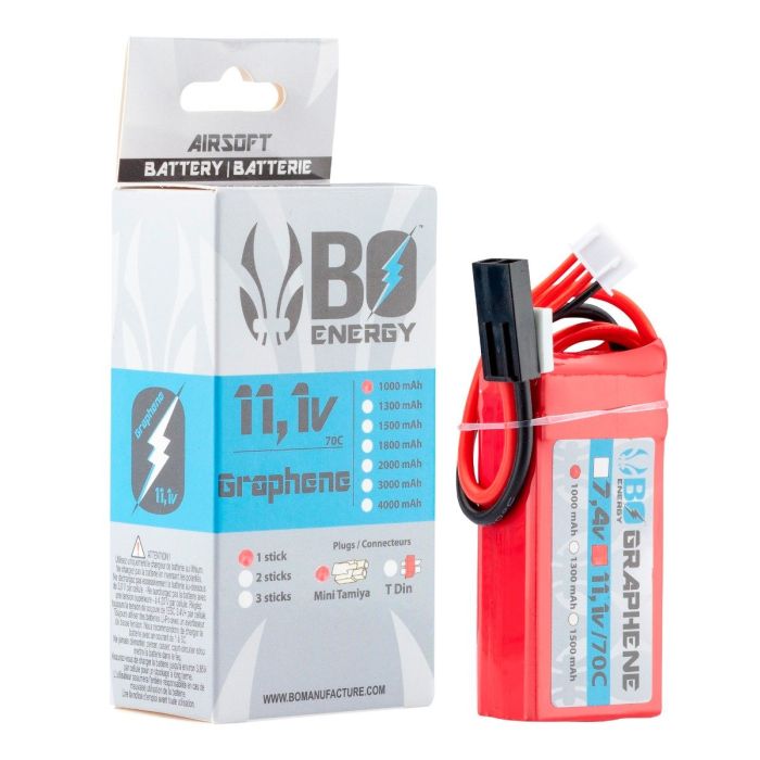 BATERÍA LiPo 11.1V 1000mAh 70C