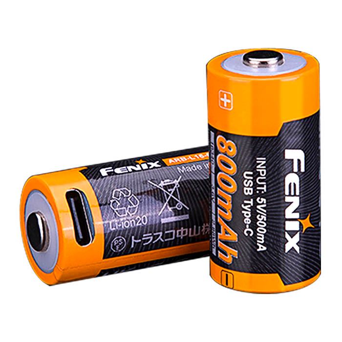 BATERÍA RECARGABLE USB 16340 800mAh