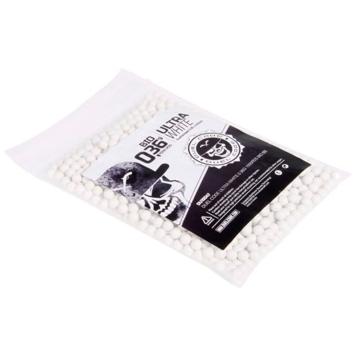 BOLAS BIO 6MM 0.36G BLANCAS 1000 UNIDADES