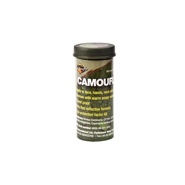 PINTURA DE CAMUFLAJE EN BARRA PARA CARA Y CUELLO