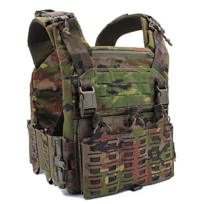 Chaleco portaplacas modular Drake MK5 Pixelado Boscoso