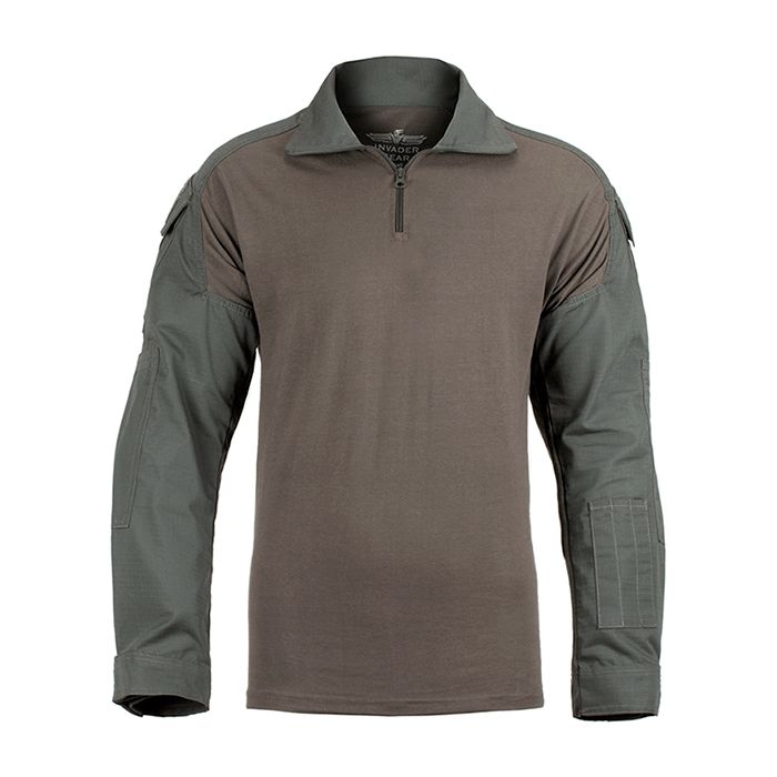 CAMISA DE COMBATE GRIS LOBO